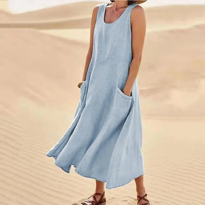 Bianca | Abito elegante e casual in lino 1
