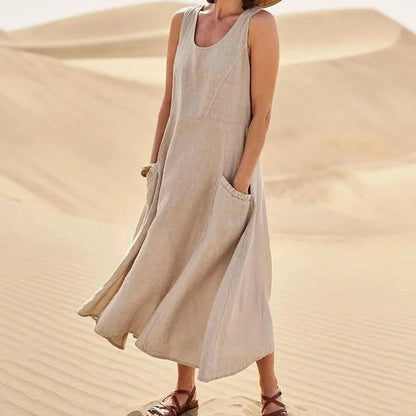 Bianca | Abito elegante e casual in lino 11