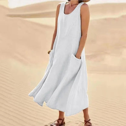 Bianca | Abito elegante e casual in lino 3