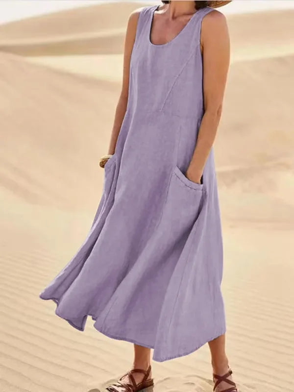 Bianca | Abito elegante e casual in lino 4
