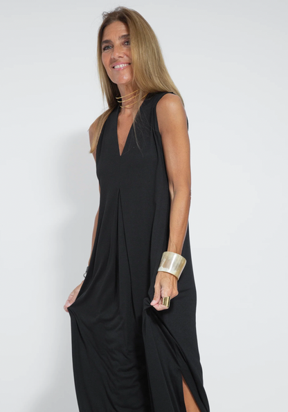 Jurk met Vest Afslankend Tweedelig Design