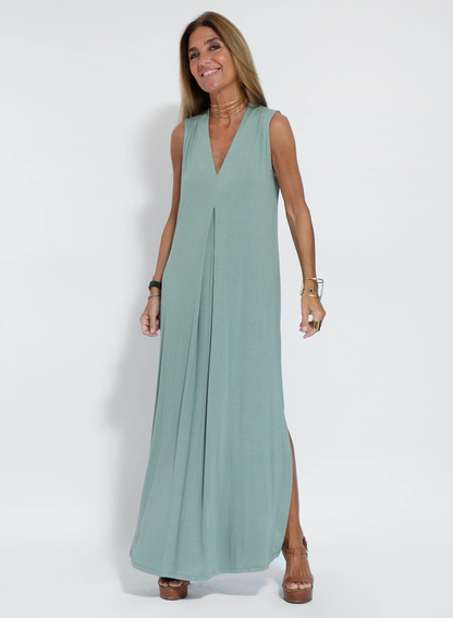Jurk met Vest Afslankend Tweedelig Design