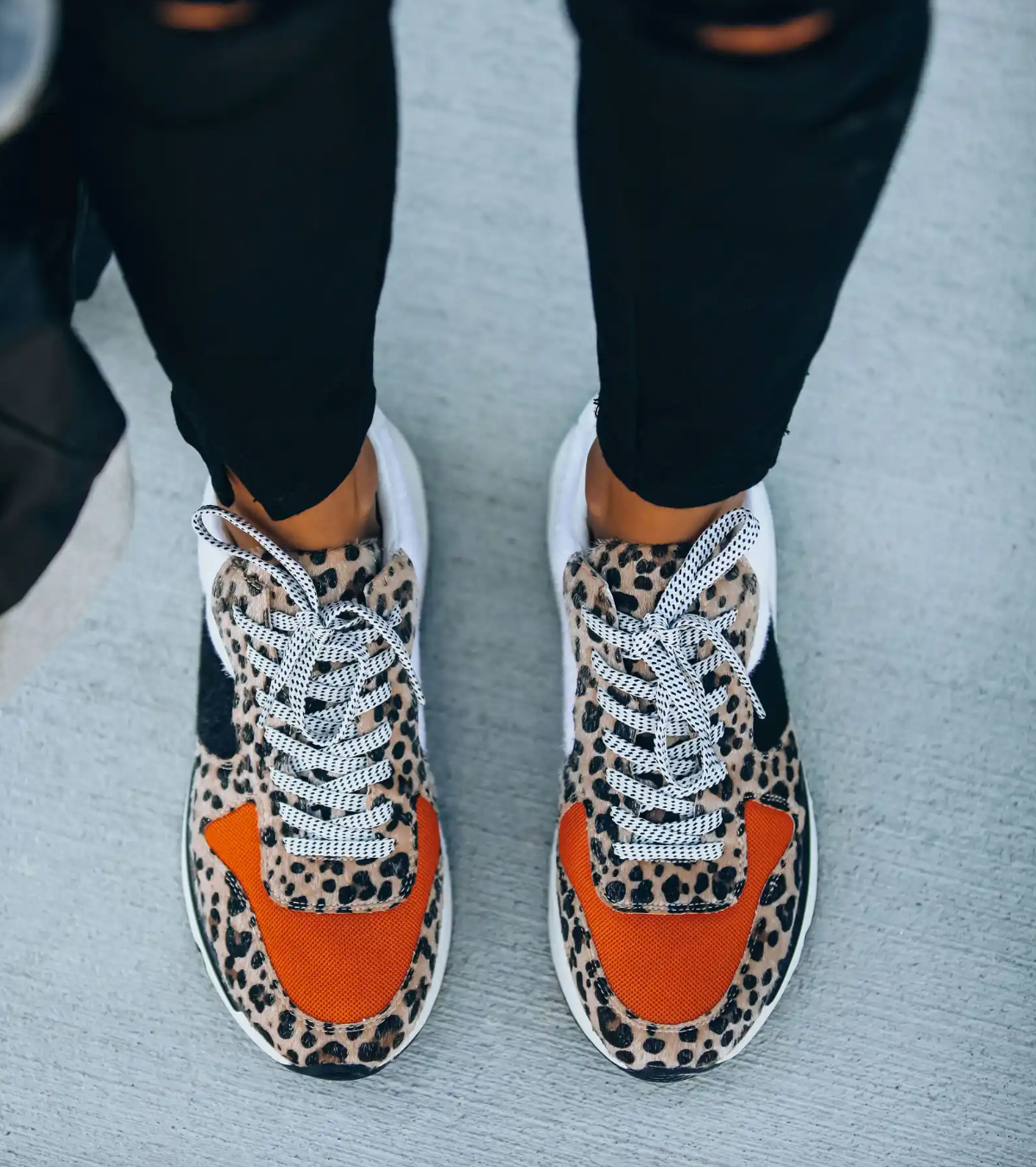 Leoprint Sneakers Voor Alle Seizoenen - Mode Vibes