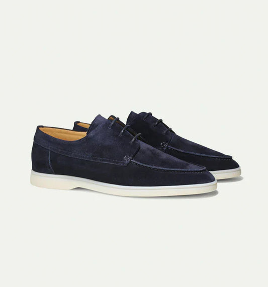 Leren Loafers voor Heren met Veters Luxe Design - Mode Vibes