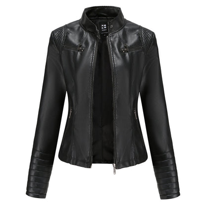 Leren Dames Jas Stoer Elegant Model