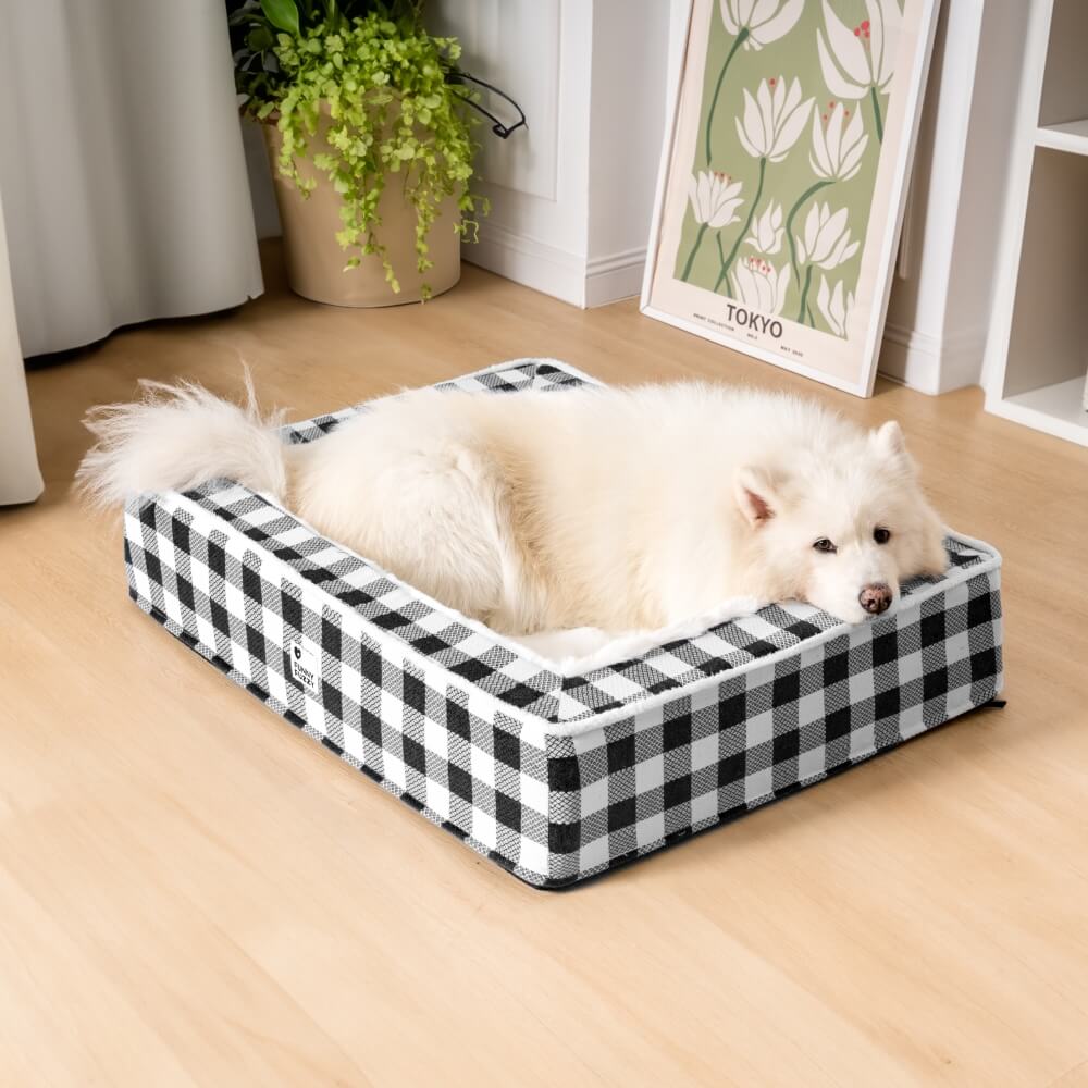 Zacht Hondenbed Geruit Scottish Terrier Bed
