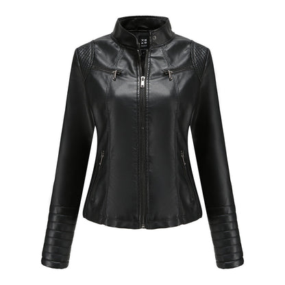 Leren Dames Jas Stoer Elegant Model