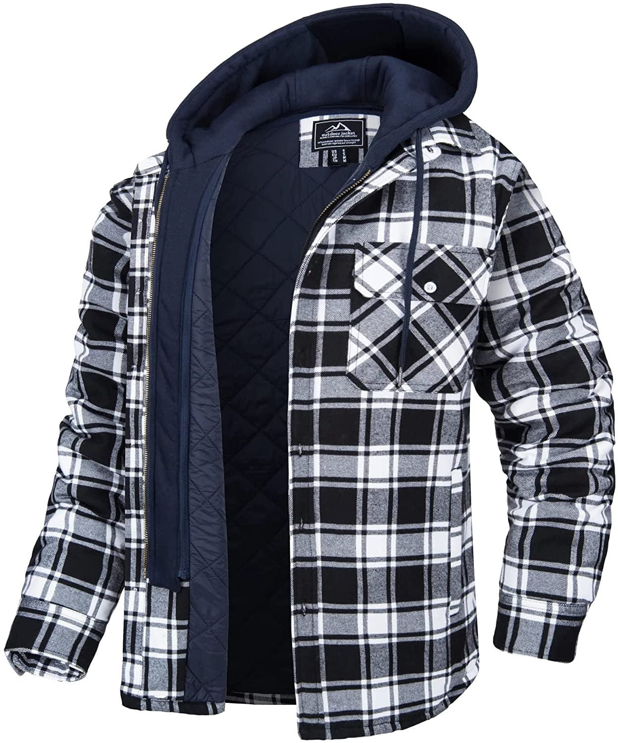 Heren Vest met Capuchon Warm Isolatie Vest Ethan