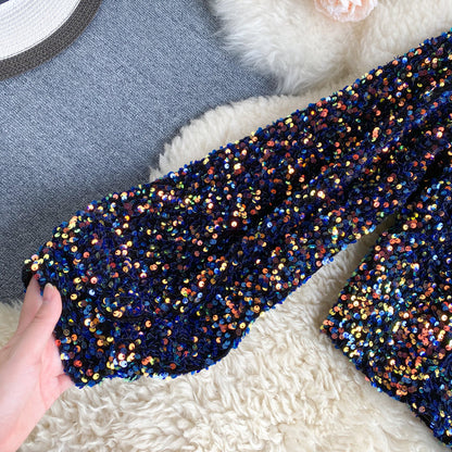 Glitter Top Elize Shimmer Jurk