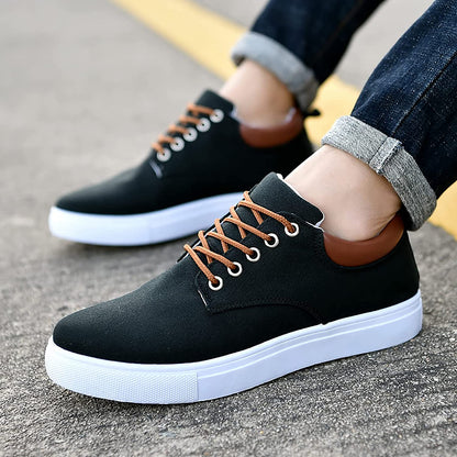 Stijlvolle Heren Sneakers Casual Leren Schoenen