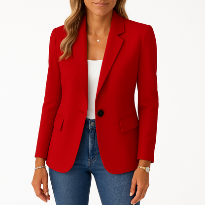 Dames Blazer Getailleerd met Reverskraag