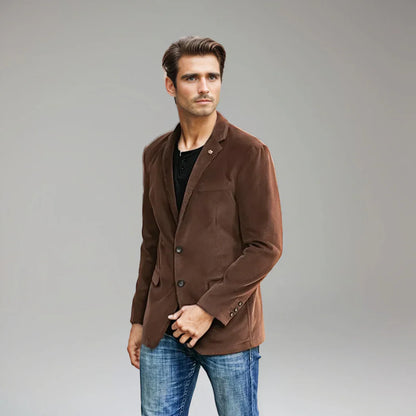 Blazer Heren | Tijdloze Uitstraling & Soepele Bewegingsvrijheid