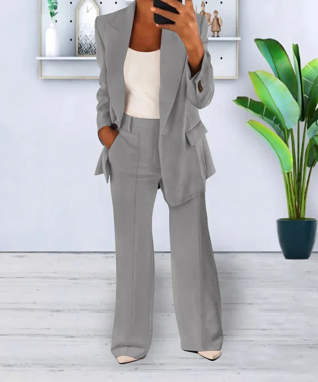Blazer en Broek Set | Oversized Pasvorm & Lichte Stretch