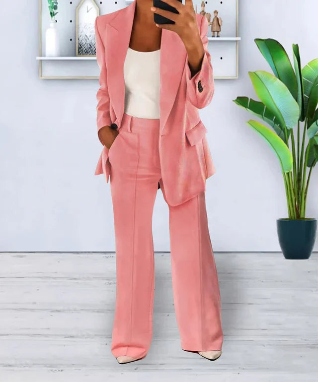 Blazer en Broek Set | Oversized Pasvorm & Lichte Stretch