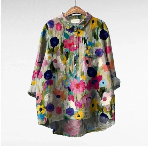 Bloemen Blouse Dames | Tijdloos Design & Flatterende Pasvorm
