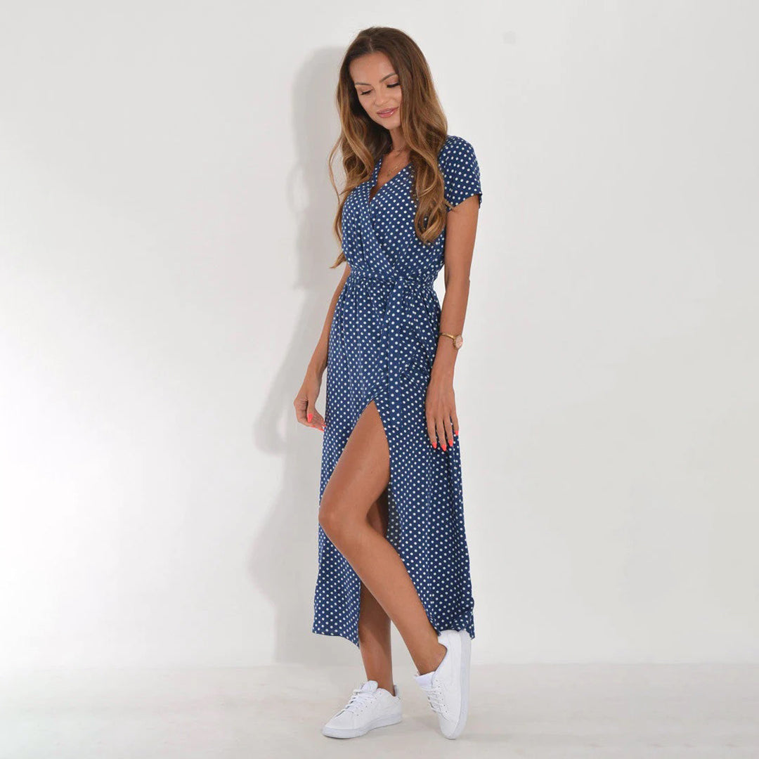 Zomerjurk Vrouwelijk Jurk Casual Lange Mouw