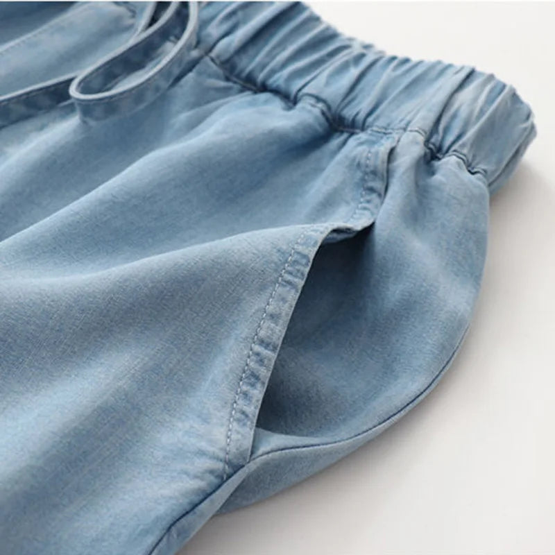 Moderne Lyocell Denim Broek - Perfect voor de Trendy Vrouw in 2024!