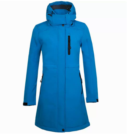 Lange Waterdichte Regenjas met Capuchon voor Dames – Outdoor & Comfortabel