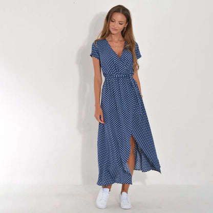 Zomerjurk Vrouwelijk Jurk Casual Lange Mouw