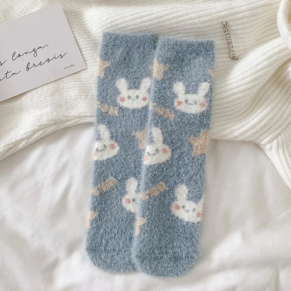 Kleurrijke Bunny Sokken Zacht en Schattig