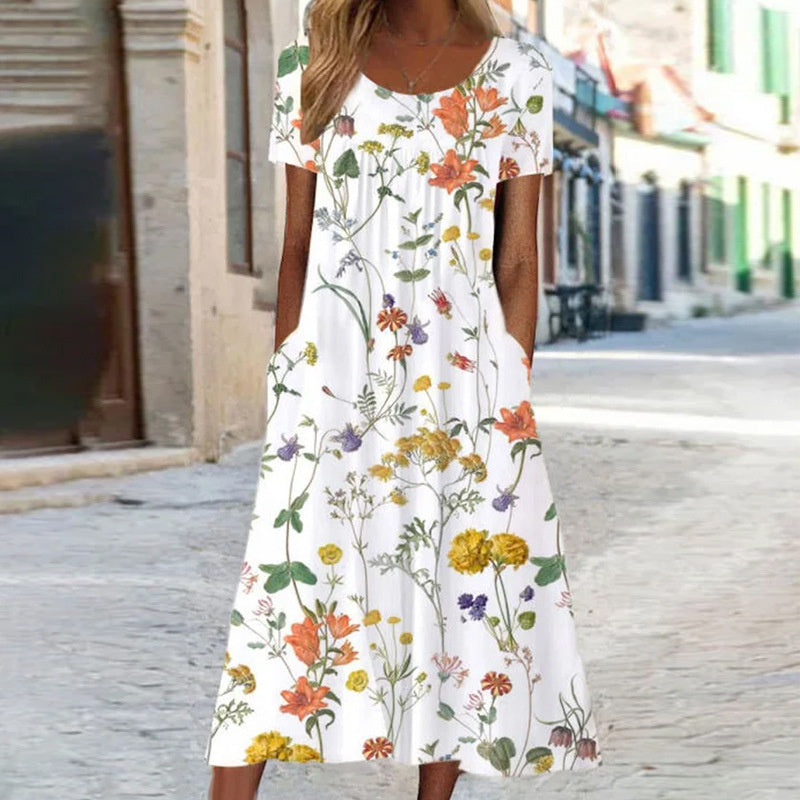 Isabella | Abito floreale boho