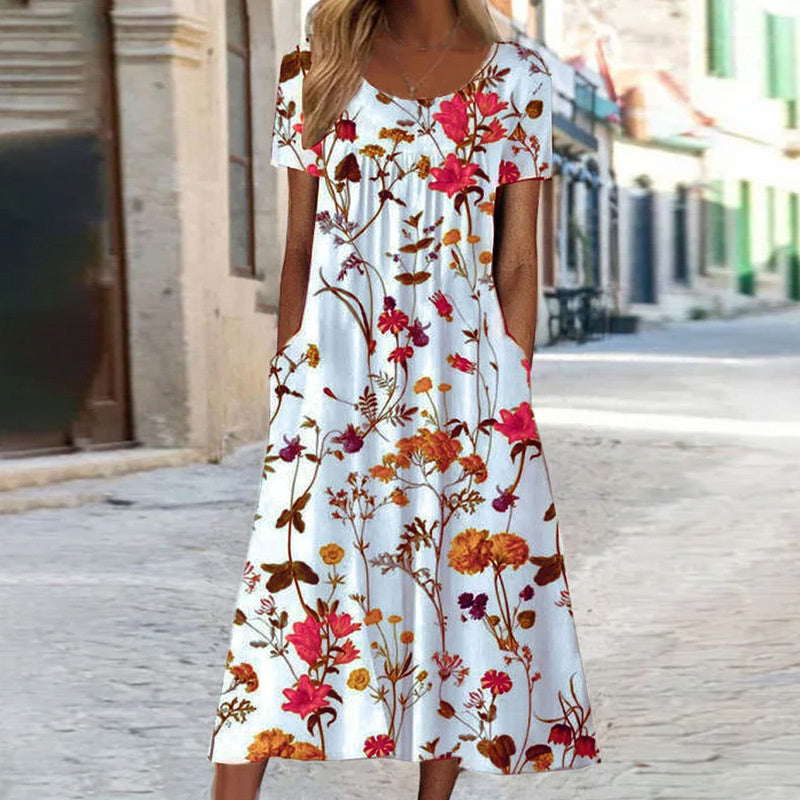 Aura | Abito floreale boho