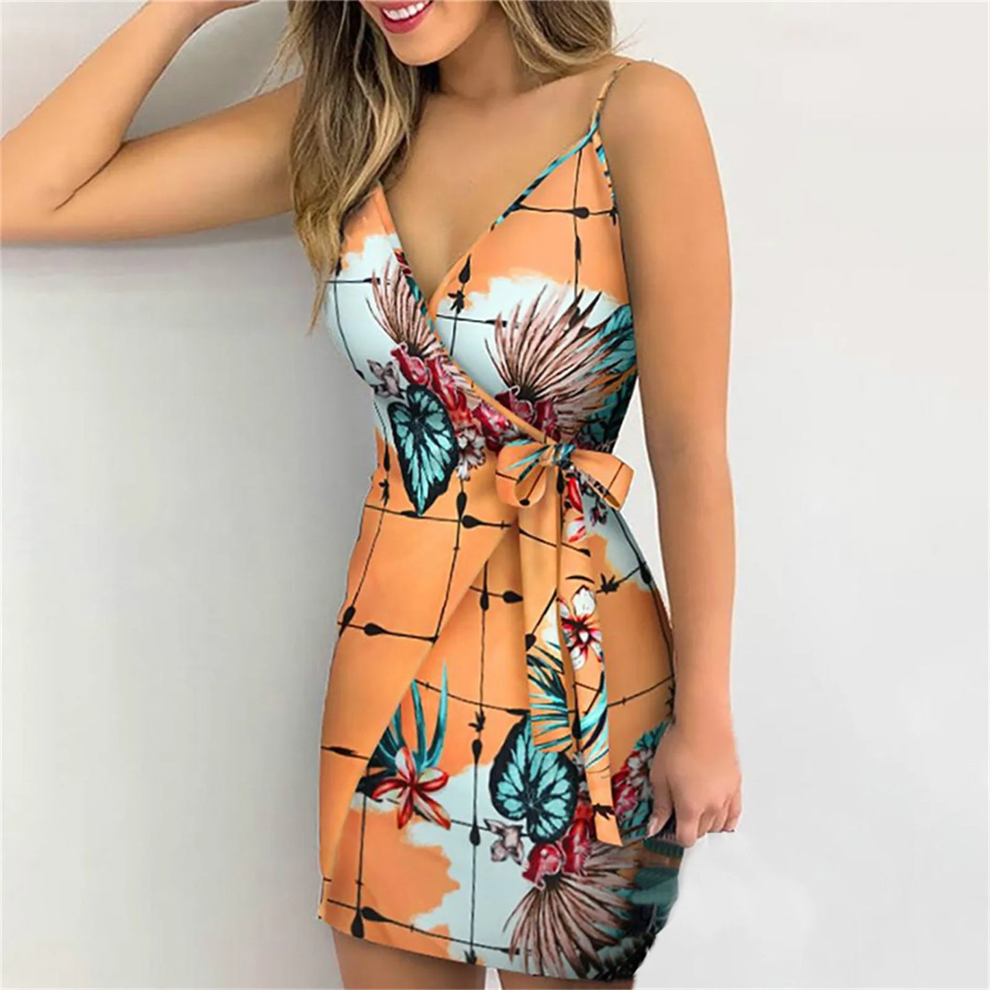 Luna Boheemse Spaghettijurk voor Zomerse Vakanties