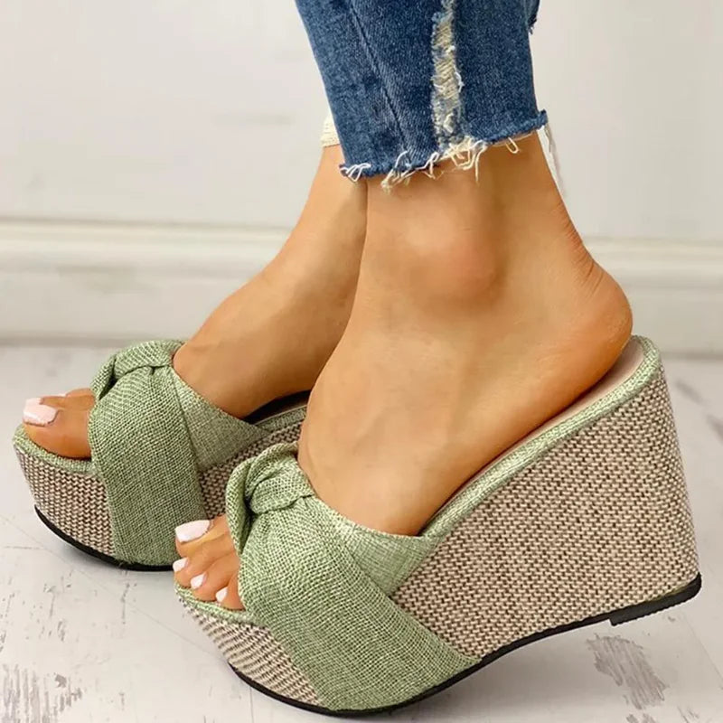 Oasis Optima Zomerse Platform Sandalen