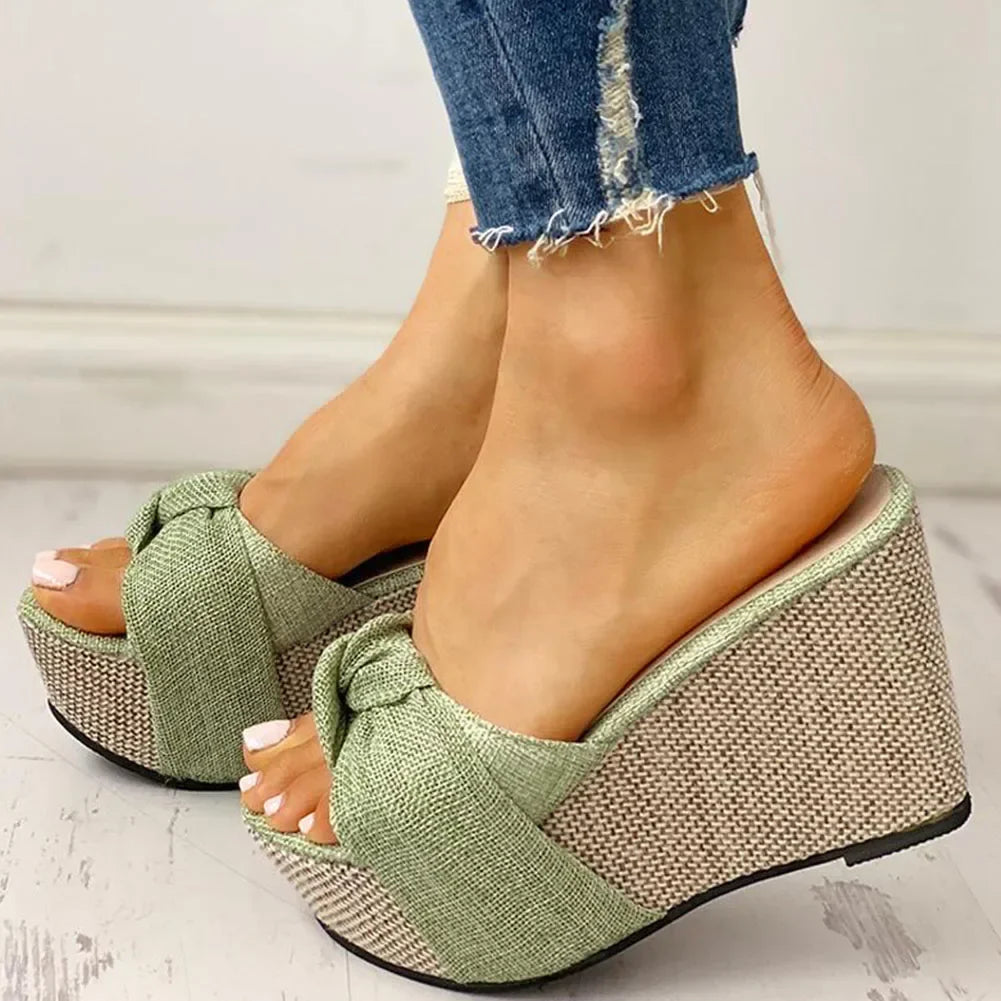 Oasis Optima Zomerse Platform Sandalen