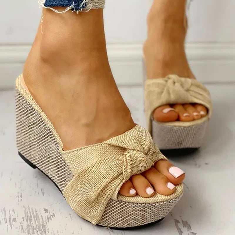 Oasis Optima Zomerse Platform Sandalen