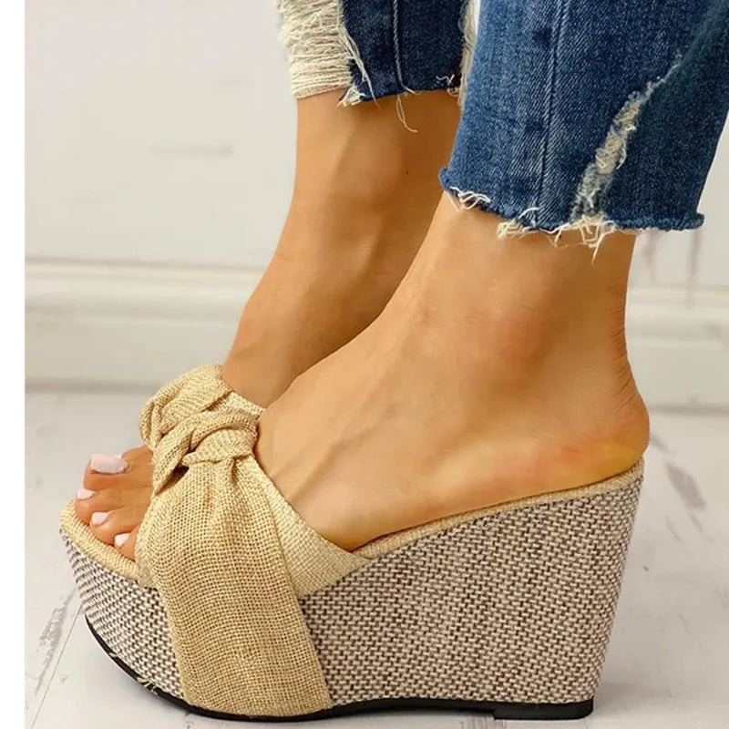 Oasis Optima Zomerse Platform Sandalen