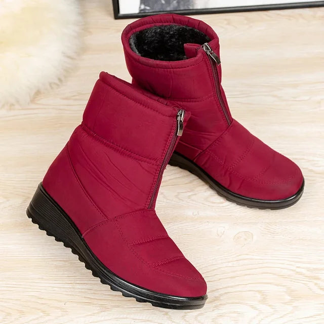 Waterdichte Sneeuwlaarzen Warme Winterlaarzen voor Vrouwen - Mode Vibes