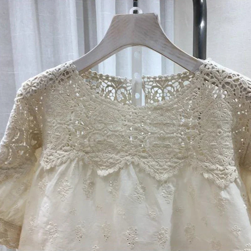 Zomerse Losse Korte Mouw Shirt voor Vrouwen