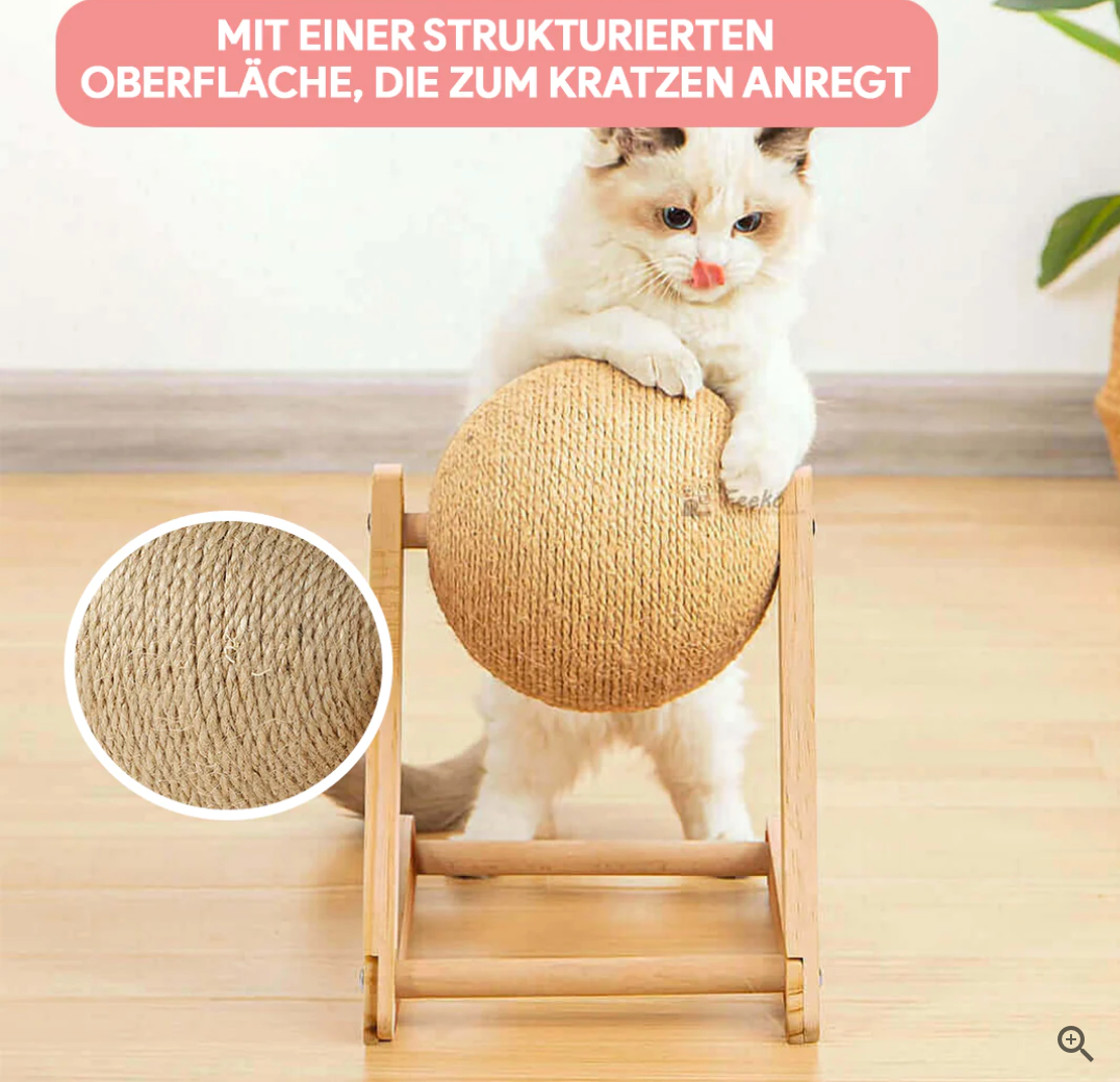 Kattenspeeltje Interactief met Krabpaal en Speeltunnel