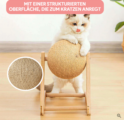 Kattenspeeltje Interactief met Krabpaal en Speeltunnel