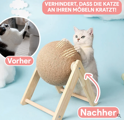 Kattenspeeltje Interactief met Krabpaal en Speeltunnel