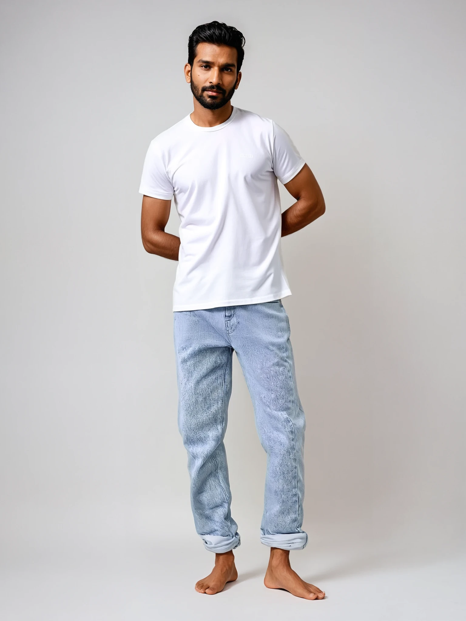 Heren Jeans Losse Pasvorm Comfortabele Zittende Broek - Mode Vibes