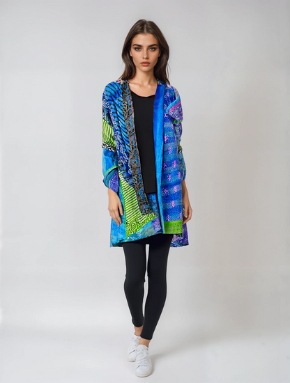 Kleurrijke Zomer Kimono Boheemse Stijl - Mode Vibes