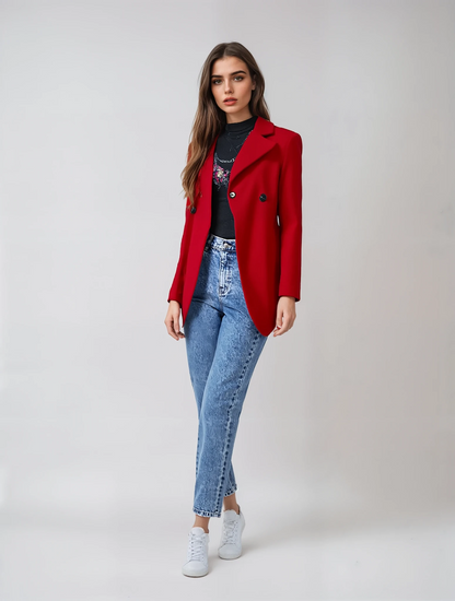 Trenchcoat Dubbel Rijen Klassieke Stijl - Mode Vibes