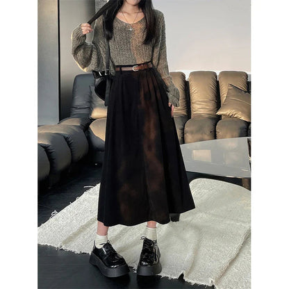 Briana | Gonna Midi in Velluto a Coste – Elegante, Versatile & Confortevole 1
