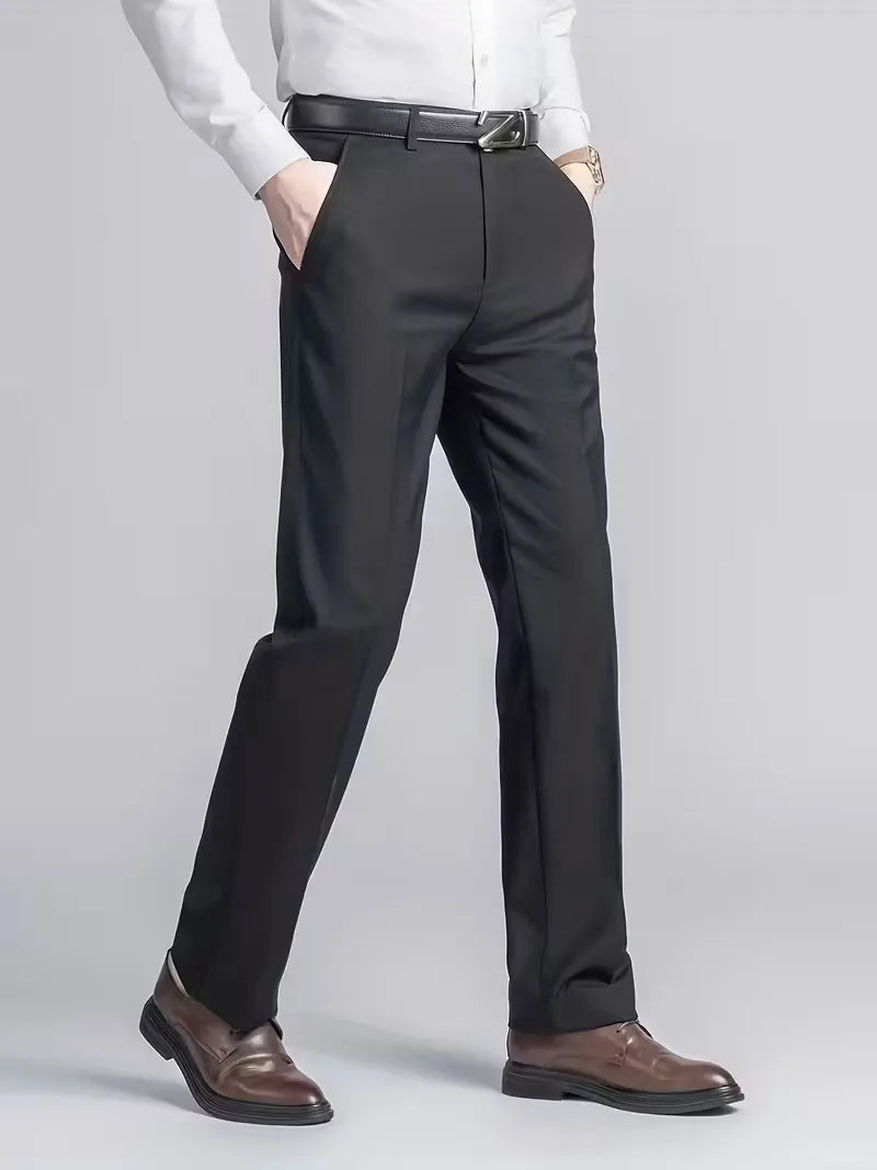 Elastische Broek Regular Fit Mannenbroek Comfortabel - Mode Vibes