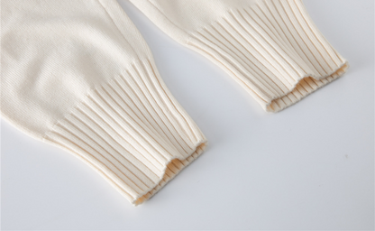Warme Gebreide Set: Vest en Broek voor Vrouw