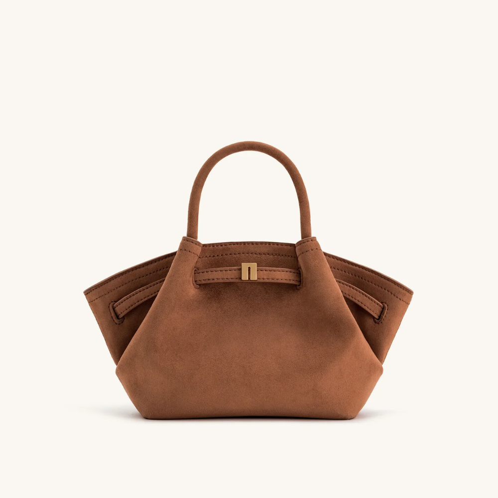 Mini Handtas van Vegan Suède – Elegant, Compact en Diervriendelijk