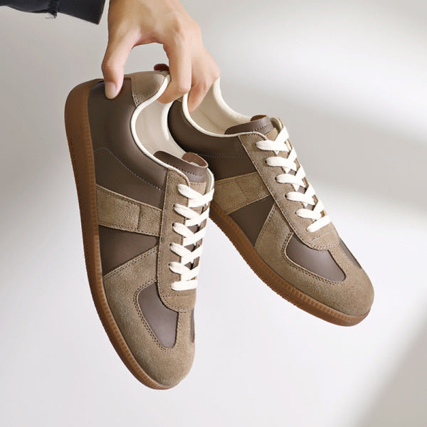 Heren Low-Top Sneakers met Veters en Paneeldetails