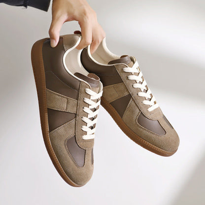 Heren Low-Top Sneakers met Veters en Paneeldetails