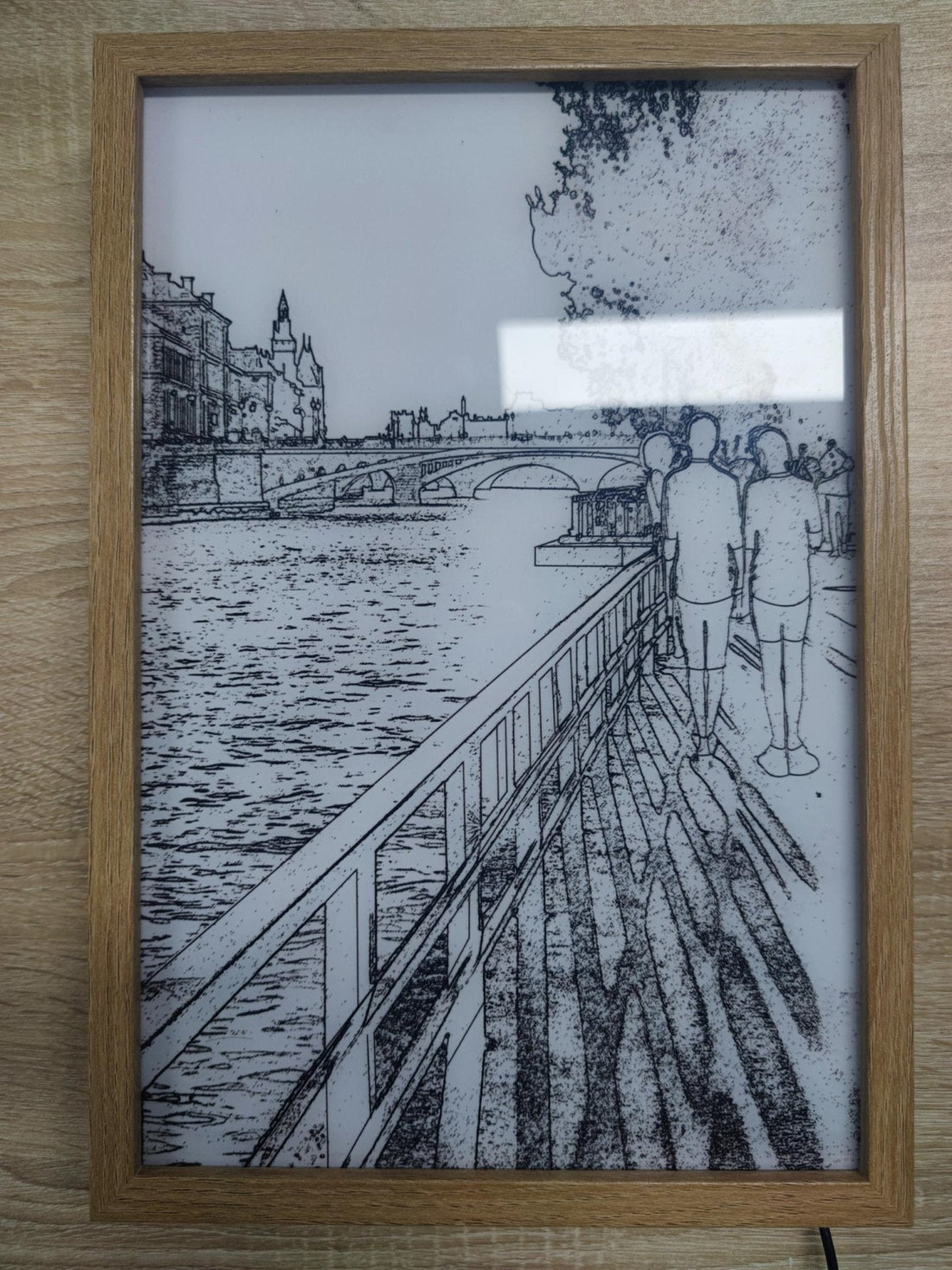 LED Kunstverlichting – Moderne Luminza Schilderij