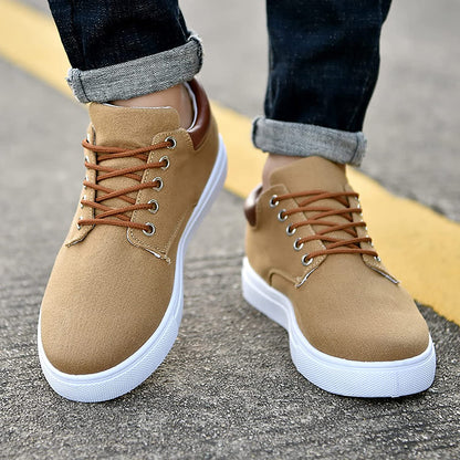 Stijlvolle Heren Sneakers Casual Leren Schoenen