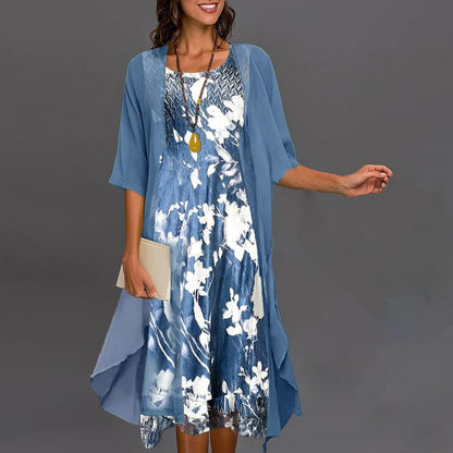 Zomerjurk Elastische Taille Jurk voor Vrouw