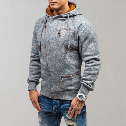 Comfortabele Hoodie met Ritssluiting Zwart