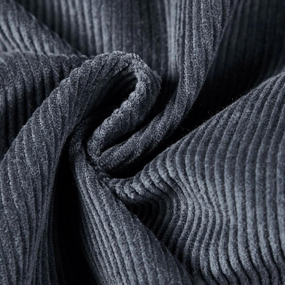 Grijze Corduroy Jas Comfortabel voor Heren en Dames